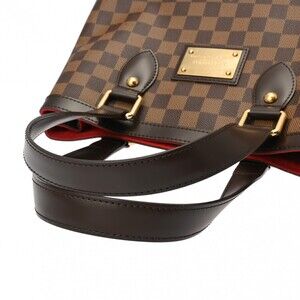 Louis Vuitton Damier Hampstead Handbag Canvas Brown